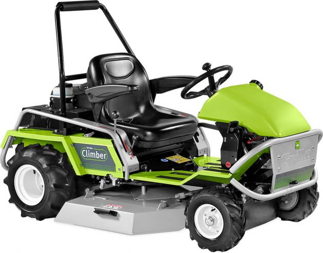 grillo climber 9.22 lawn mower at an angle